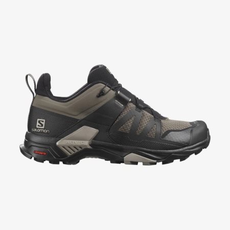 Salomon X ULTRA 4 Mens Hiking Shoes Black/Brown | Salomon South Africa